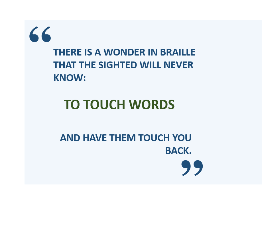 Braille alphabet 
